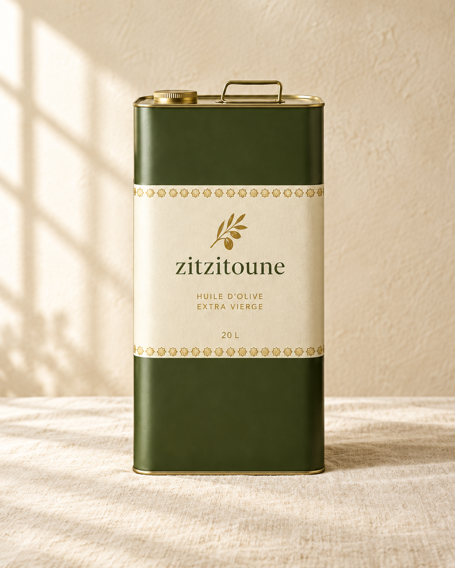 Bidon huile d'olive extra vierge ZitZitoune 20L