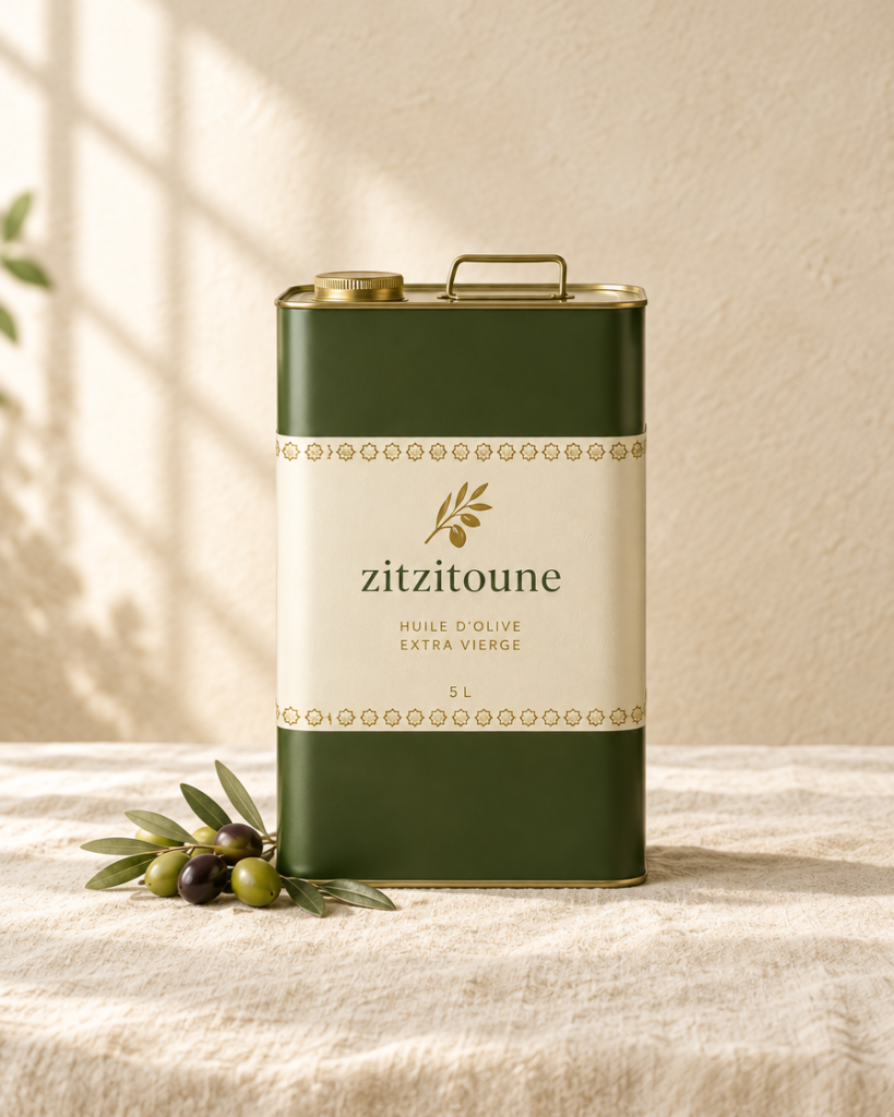 Bidon huile d'olive extra vierge ZitZitoune 5L